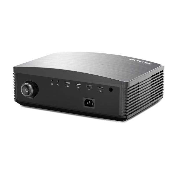 BYINTEK MOON K25 Smart Full HD 4K Home Theater Projector, LCD, LED, Android 9.0 OS, 2.4G/5G WiFi, BT4.0, RAM 1G DDR3, ROM 8G, Black