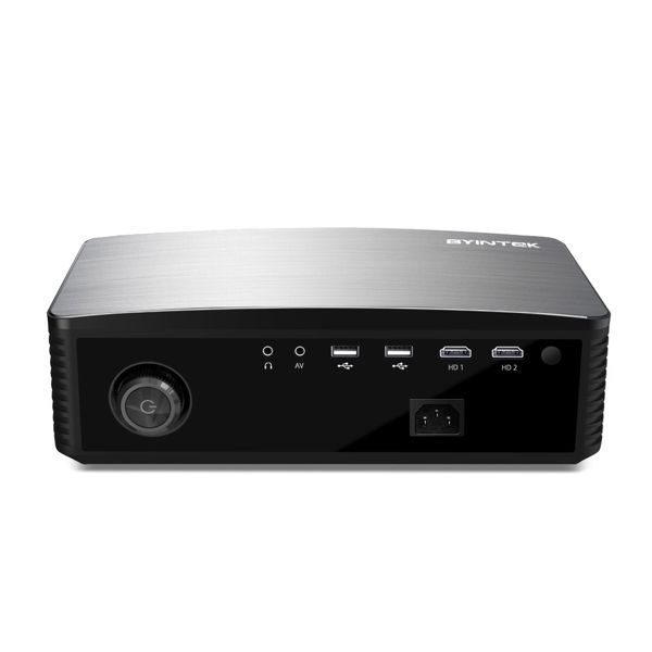 BYINTEK MOON K25 Smart Full HD 4K Home Theater Projector, LCD, LED, Android 9.0 OS, 2.4G/5G WiFi, BT4.0, RAM 1G DDR3, ROM 8G, Black