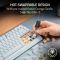 Razer Keyboard mechanical BlackWidow V4 75% 83key Mechanical Tactile Switch GEN-3, USB-A, EN, RGB, white