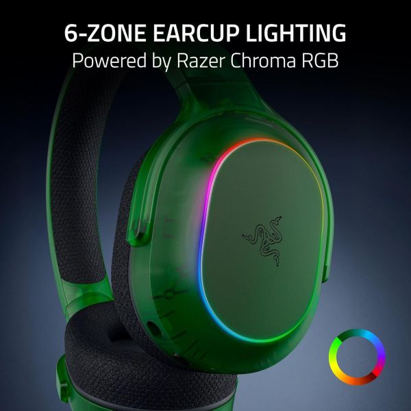 Razer Headset Barracuda X Chroma, BT/WL, RGB, Phantom Green Ed.