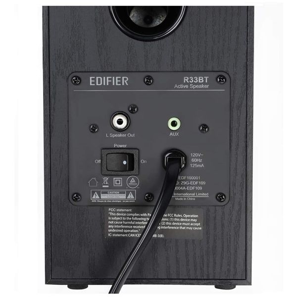 Speaker Edifier R33BT, 10W, Bluetooth, Active Computer Speakers, Black