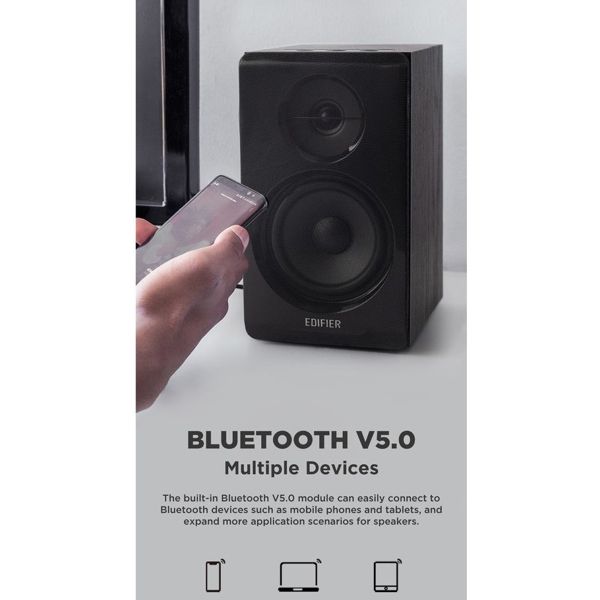 Speaker Edifier R33BT, 10W, Bluetooth, Active Computer Speakers, Black