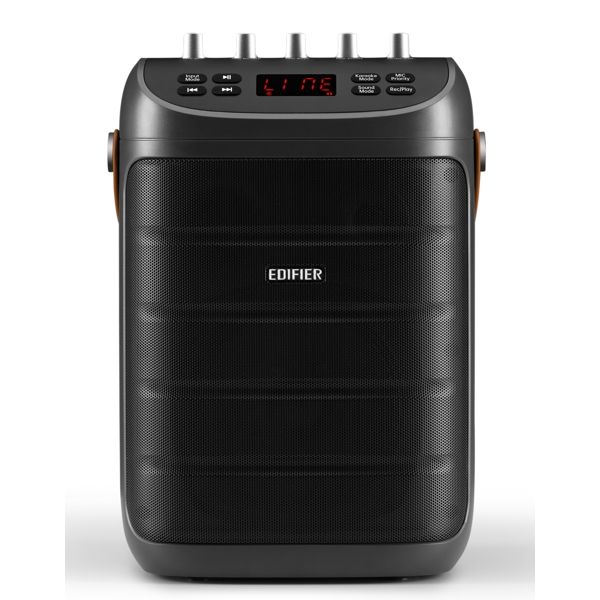 Karaoke Speaker Edifier PK305, 18W, Bluetooth, USB, TF-card, Party Trolley Speaker, Gray