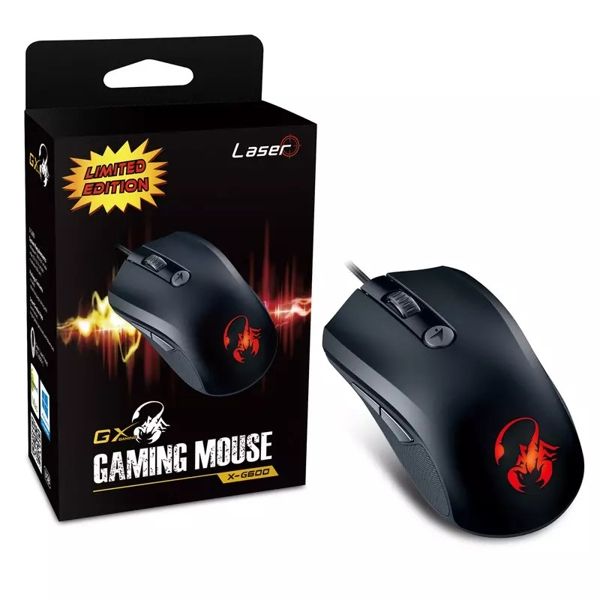 X-G600, GENIUS, Mouse, gaming, USB, BLACK.