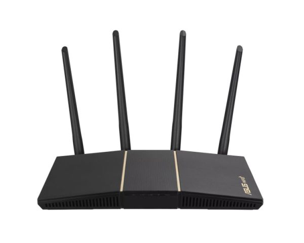 Router: Asus RT-AX57 AX3000 Dual Band WiFi 6 Extendable Router Black - 90IG06Z0-MO3C00