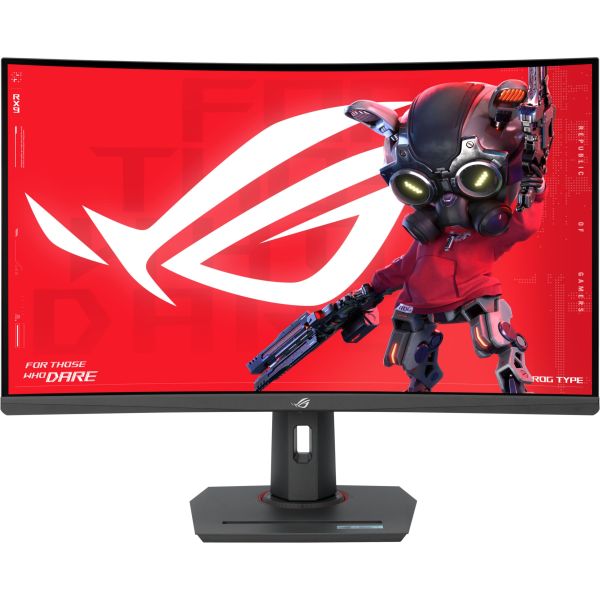 Asus Monitor 31.5" ROG Strix XG32WCMS HDMI, DP, USB-C, Audio, VA, 2560x1440, 280Hz, 1ms, sRGB 125%, CURVED, AdaptiveSync, HAS, HDR400