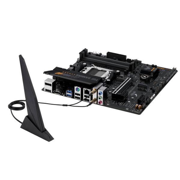 ASUS TUF GAMING A620M-PLUS WIFI sAM5 A620 4xDDR5 HDMI DP Wi-Fi BT mATX