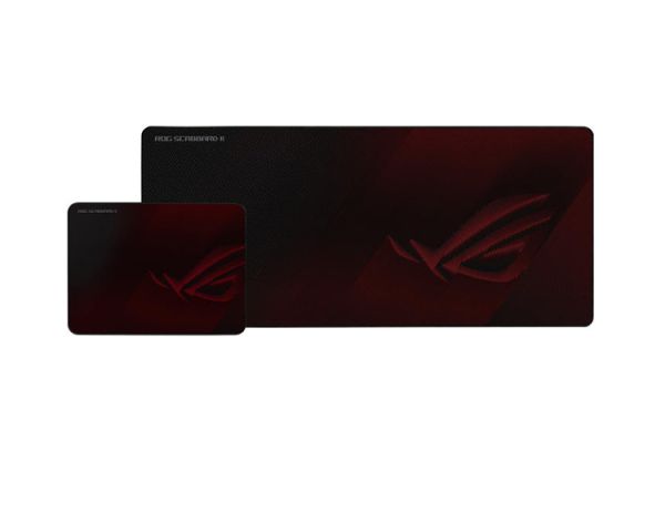 Mouse Pad: Asus ROG Scabbard II Gaming Mouse Pad Red - 90MP0210-BPUA00