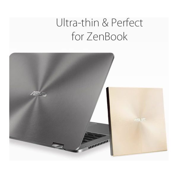 ASUS ZenDrive SDRW-08U9M-U DVD+-R/RW USB2.0 EXT Ret Ultra Slim GOLD