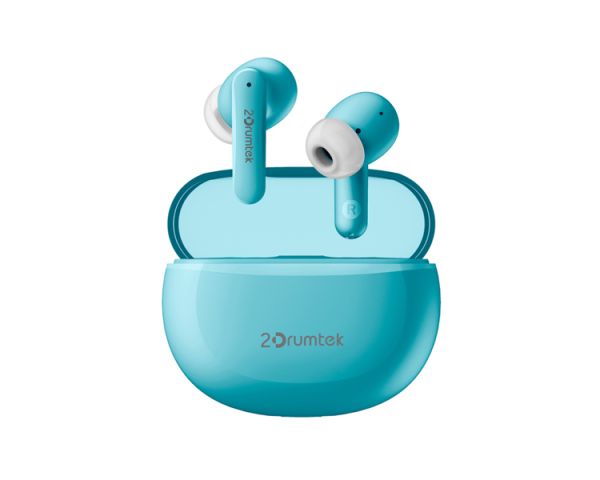 Headphones: A4Tech 2Drumtek B25 True Wireless Earphone Icy Blue