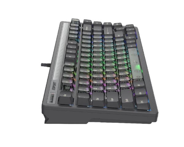 Keyboard: A4Tech Bloody LK72R Light Strike Speed RGB Gaming Keyboard Sports Gray
