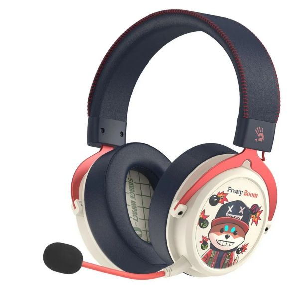 Headphone: A4Tech Bloody MR595 AIO Gaming Headset With Mic Proxy Boom