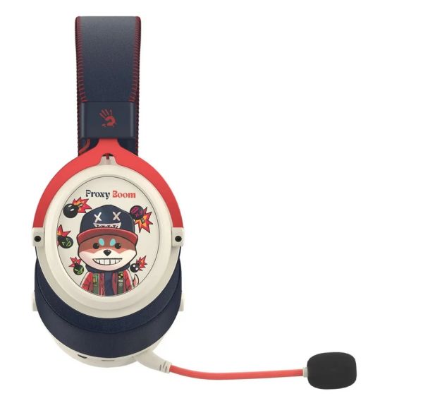 Headphone: A4Tech Bloody MR595 AIO Gaming Headset With Mic Proxy Boom