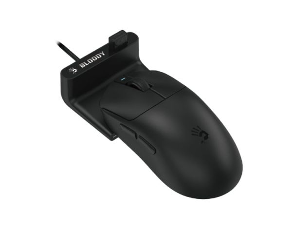 Mouse: A4Tech Bloody R77 Ultra Dock Dual Mode Wireless Gaming Mouse Black