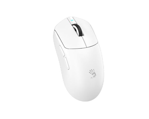 Mouse: A4Tech Bloody R77 Ultra Dock Dual Mode Wireless Gaming Mouse White