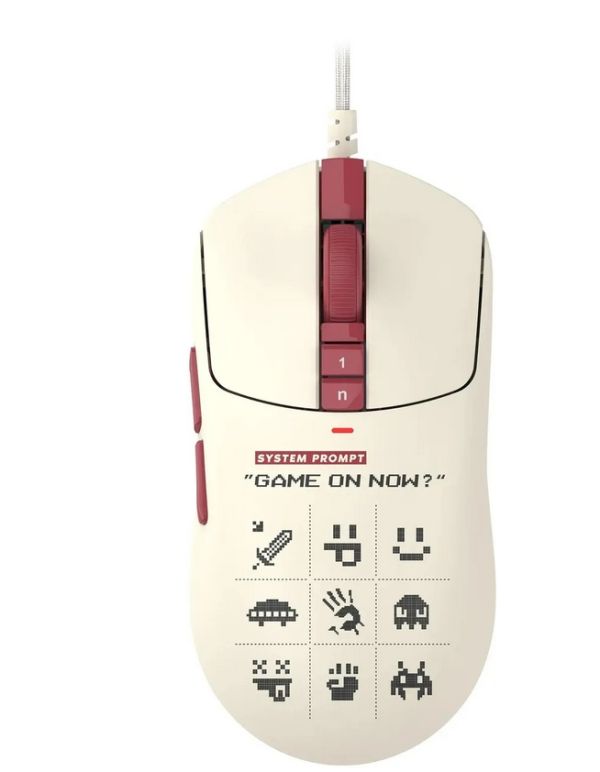 Mouse: A4Tech Bloody W72 Ultra Lightweight Gaming Mouse Pixels Red
