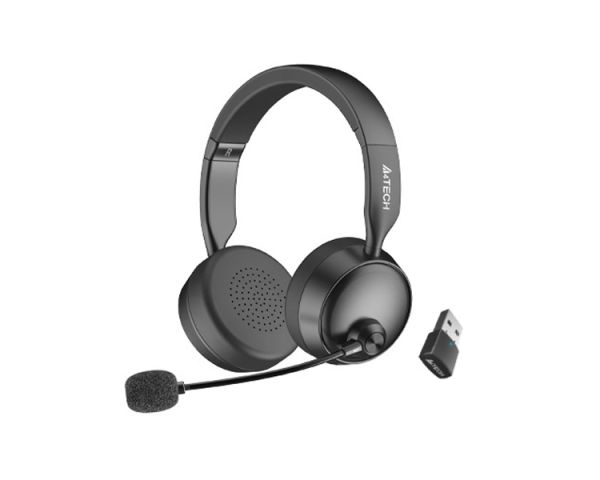 Headphones: A4Tech Fstyler BH235 Wireless Bluetooth Headset With Mic Black