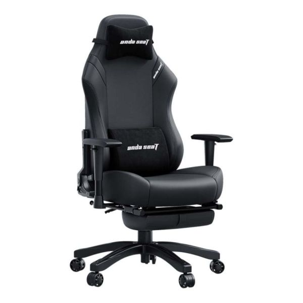 AndaSeat Chair Luna Pro, PVC leather, 1D-Armrests, black