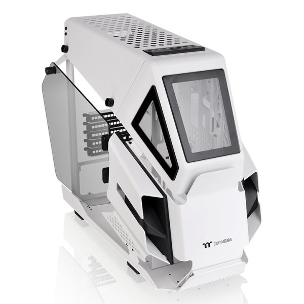 AH T200 Snow, THERMALTAKE, CASE, White, m-ATX, N/A, AIO 280mm, air 150mm, GPU 320mm, 2 x 3.5", Type C, USB 3.0 x 2, Audio+mi