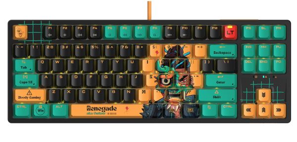 Keyboard: A4tech Bloody AT87 Alpha Optical Switch Keyboard Renegade