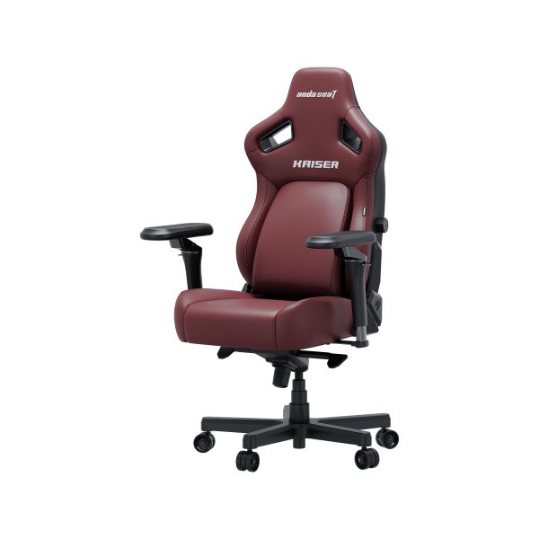 AndaSeat Chair Kaiser 4 V2, PVC leather, 6D-Armrests, maroon