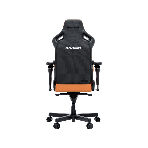 AndaSeat Chair Kaiser 4 V2, PVC leather, 6D-Armrests, orange