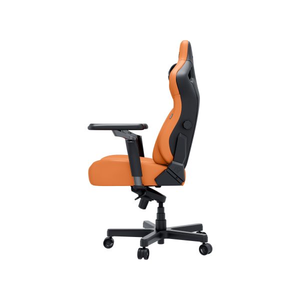 AndaSeat Chair Kaiser 4 V2, PVC leather, 6D-Armrests, orange