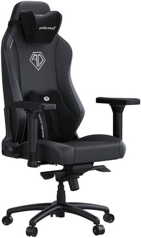 AndaSeat Chair Phantom 3 XL, PVC leather, 4D-Armrests, black