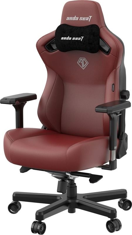 AndaSeat Chair Kaiser 3 XL, PVC leather, 4D-Armrests, maroon