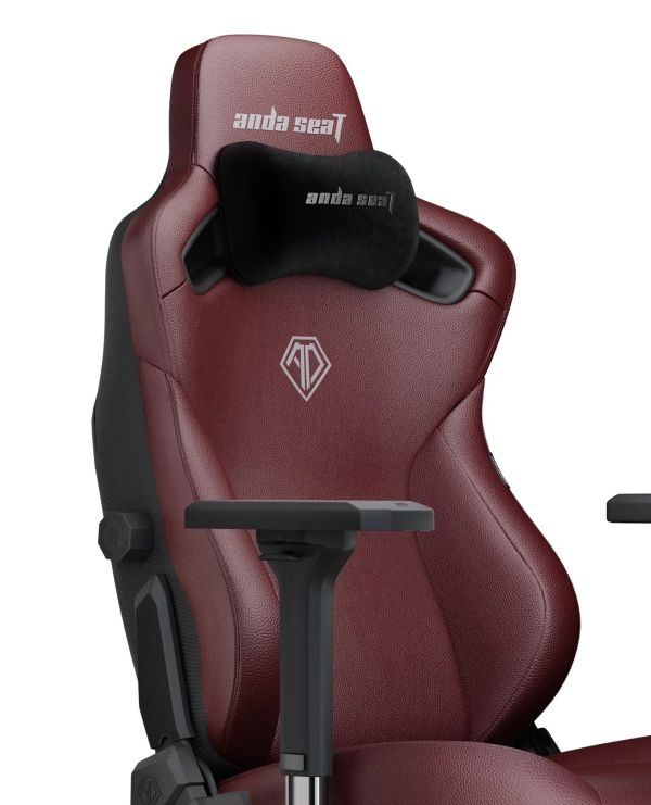 AndaSeat Chair Kaiser 3 XL, PVC leather, 4D-Armrests, maroon