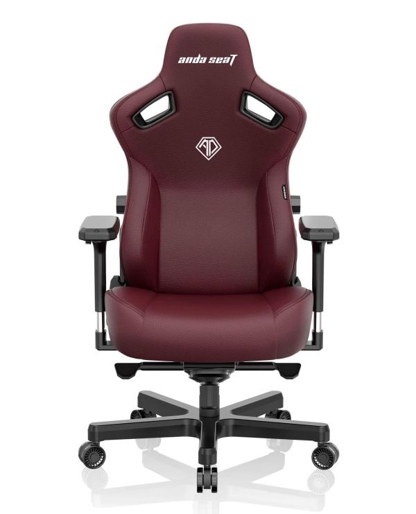 AndaSeat Chair Kaiser 3, PVC leather, 4D-Armrests, maroon