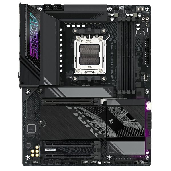 GIGABYTE Motherobard X870E A ELITE WIFI7 sAM5 X870 4xDDR5 M.2 HDMI Typc-C ATX