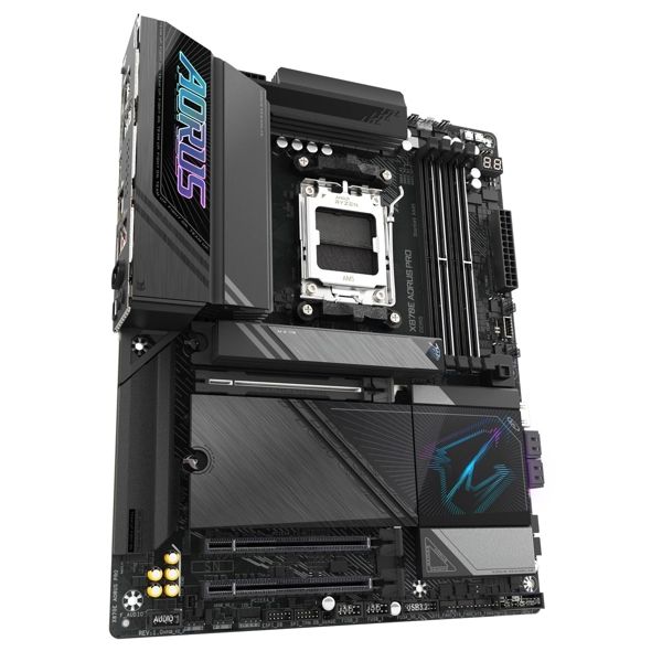 GIGABYTE Motherboard X870E AORUS PRO sAM5 X870 4xDDR5 M.2 HDMI DP Wi-Fi BT ATX