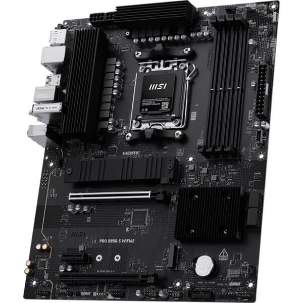 MSI Motherboard PRO B850-S WIFI6E sAM5 B850 4xDDR5 M.2 HDMI WiFi BT ATX