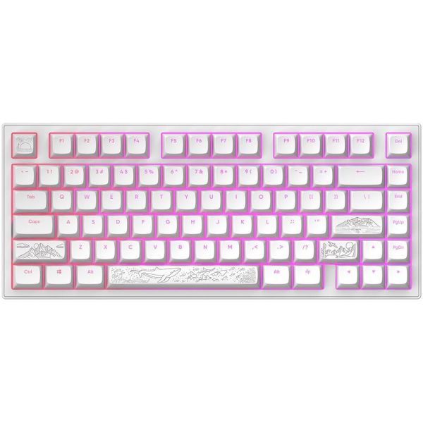Keyboard/ Dark Project ALU Terra Nostra White - Wired Gaming Keyboard (ANSI)