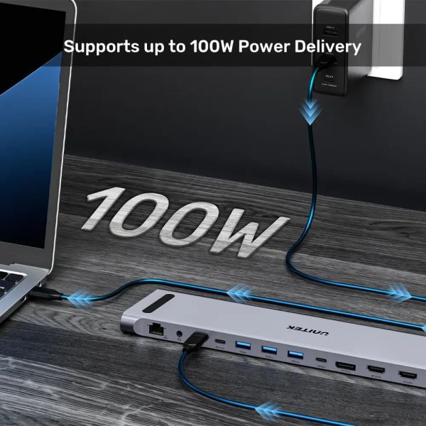 UNITEK USB-C 4K KVM Docking Station