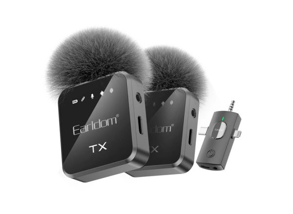 Earldom Collar Clip 3in1 Wireless Microphone MC13
