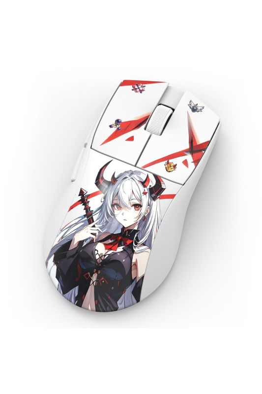 Redragon M916AK-PRO K1NG Pro Wireless Anime Eisa Gaming Mouse (White)