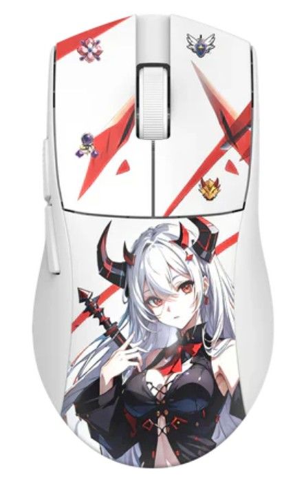 Redragon M916AK-PRO K1NG Pro Wireless Anime Eisa Gaming Mouse (White)