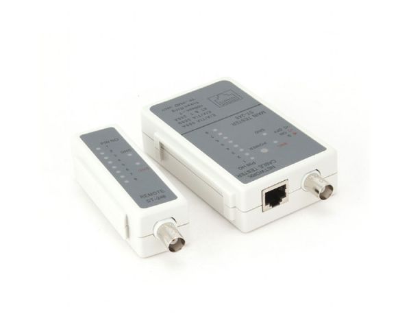 Tester: Gembird NCT-1 Cable tester for RJ-45 and RG-58 cables