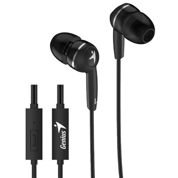 HS-M320, Channel, GU-170002, Genius Headphones, Black, Mic, Cable length (m) 1.1 m