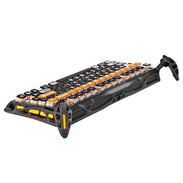 Mechanical keyboard GravaStar Mercury K1 Pro 80keys, GravaStar x Kailh Speedy Mint, BT/WL/USB, RGB, CyberFlare
