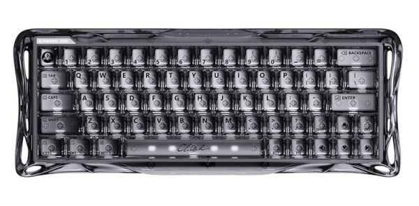 Keyboard GravaStar Mercury V60 60keys, UFO Magnetic Gaming, 8K, USB-A, RGB, Onyx Crystal