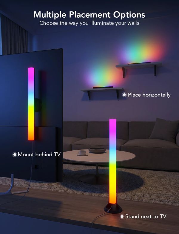 Govee RGBIC WiFi + Bluetooth Flow Plus Light Bars