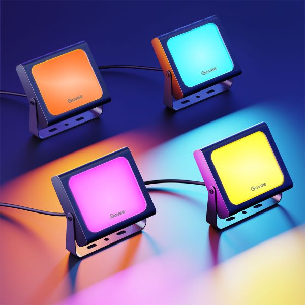 Govee RGBICWW LED Smart Flood Lights