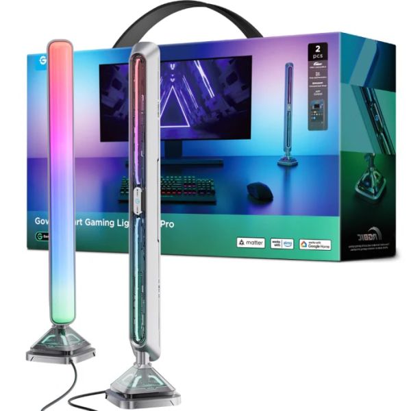 Govee H6048 Govee Gaming Light Bars Pro, RGBIC, WI-FI/Bluetooth, чорний