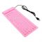 flexible keyboard pink