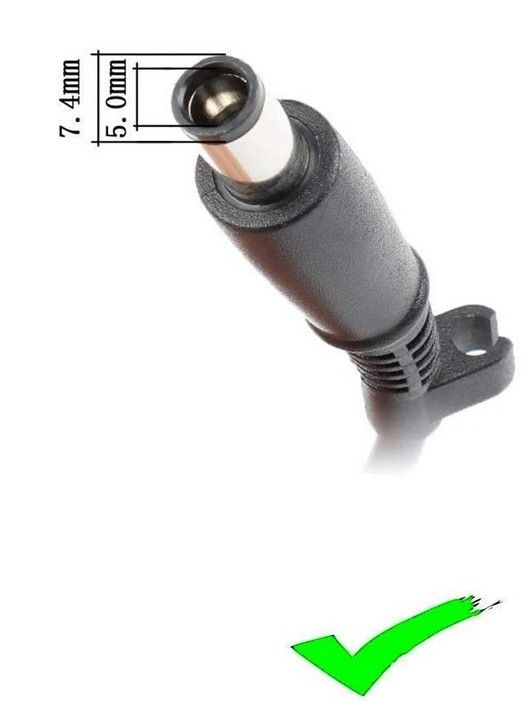 Power adapter for HP 18.5V 3.5A Connector size 7.4*5.0mm