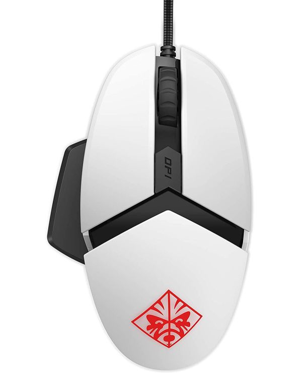 OMEN Reactor, HP, Mouse, Gaming, White 7ZF19AA.