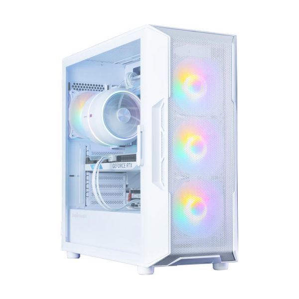 Zalman PC case I3 Neo V2 without PSU, _xUSB3.0, _xUSB2.0, 1x Type C, 4x120mm RGB, VGA 355mm, LCS ready, TG Side Panel, ATX, white